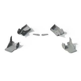 RIVAL Skidplate front and rear lower control arm skids Jeep Wrangler JL