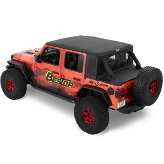 Bestop Trektop Halftop for 18-22 Jeep Wrangler JL Unlimited