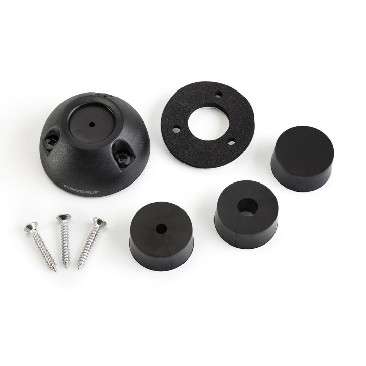 DS16-P-BLK Przejście pokładowe dla wtyczek do 16mm, przew. 2-8mm