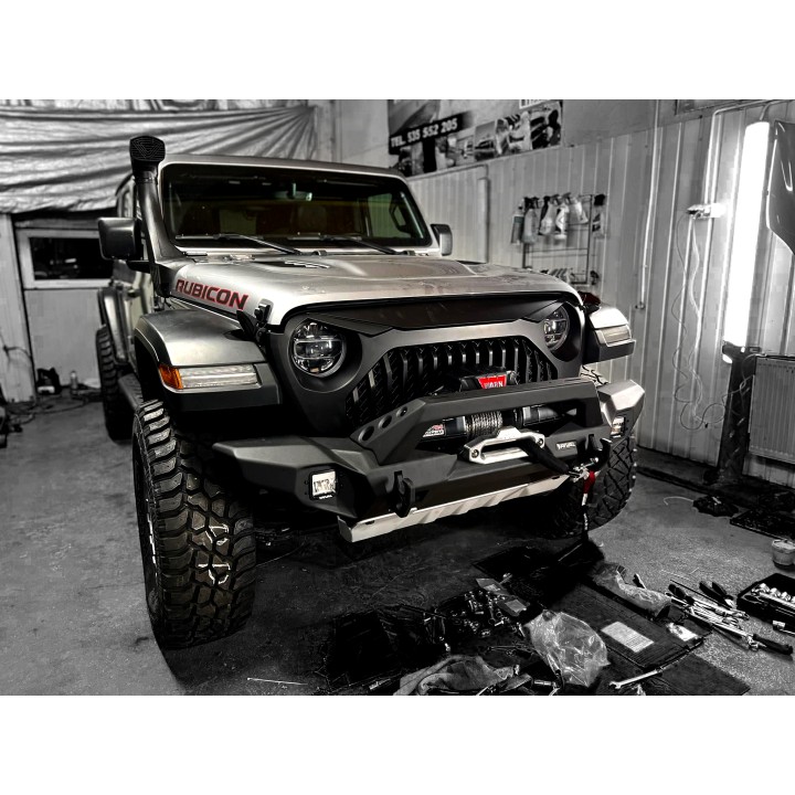 Alu Heavy Duty Winchbumper for Jeep Wrangler JK, J
