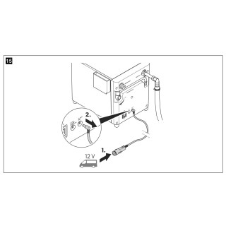 Kampa Geyser Gas powered hot water system