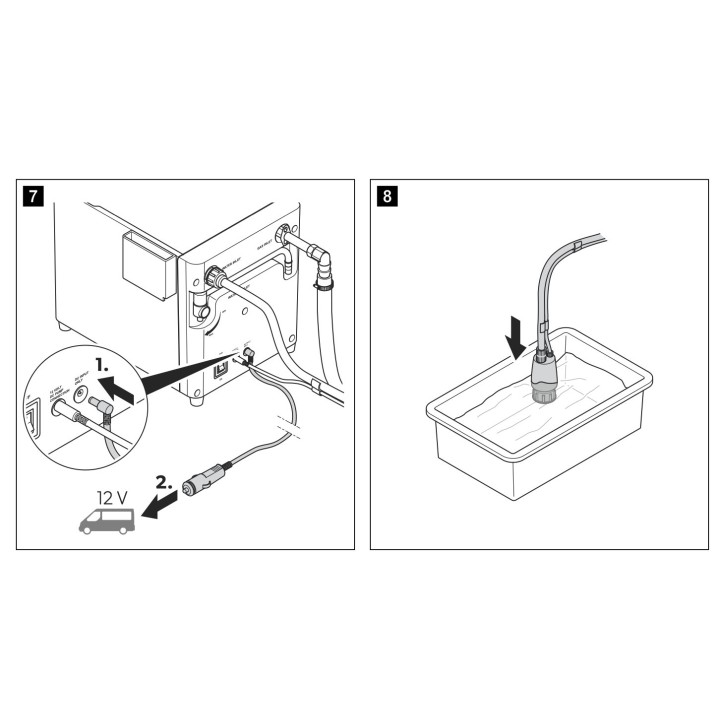 Kampa Geyser Gas powered hot water system