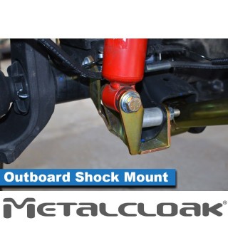 Outboard Shock Mount Spacer, Relocation Kit, JL/JT Lower Fron