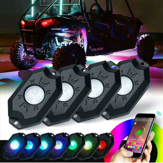 RGB & Bluetooth LED Rock Light Kit