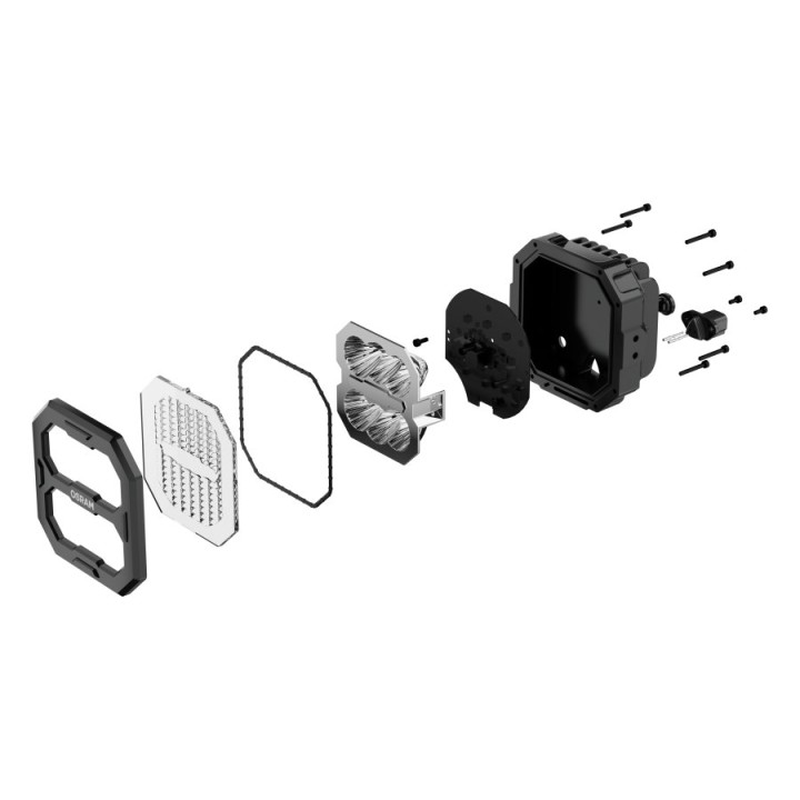 Cube PX Flood Beam 2500lm 113x117x54mm