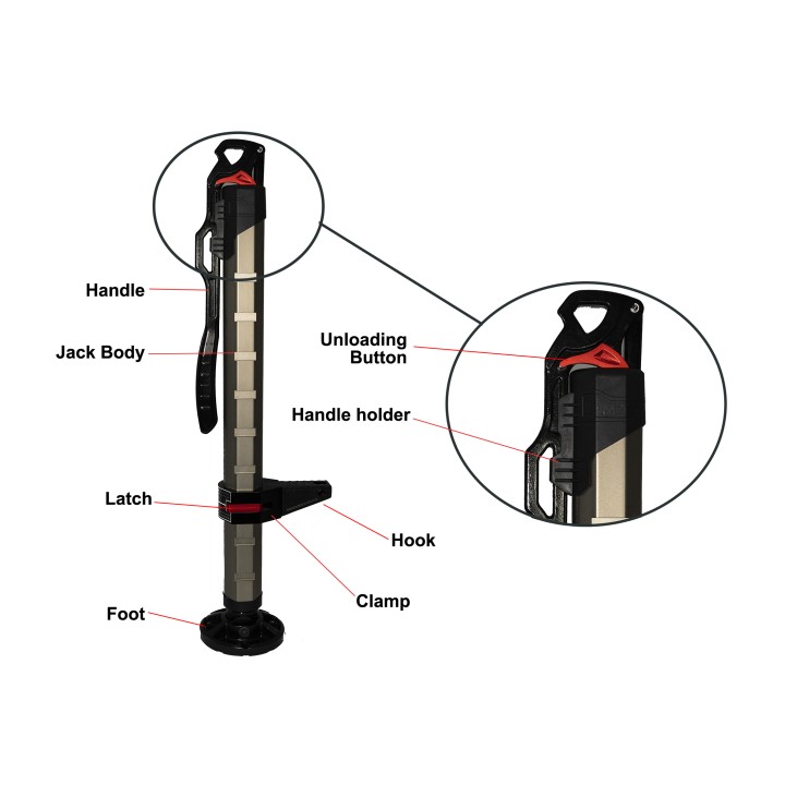 T-max car Jack Hydraulic Jack