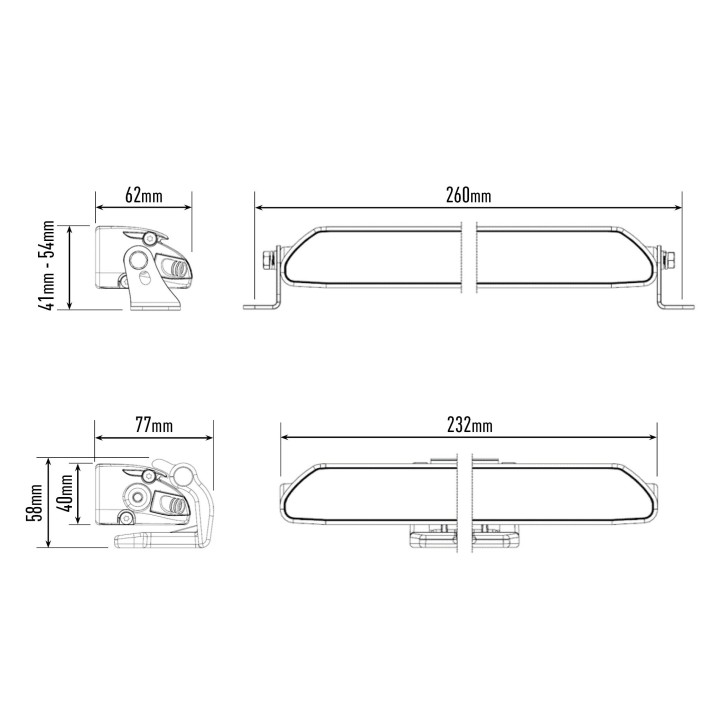 LAZER Linear-6 – 2,250 lm LED bar, ECE R112 approved