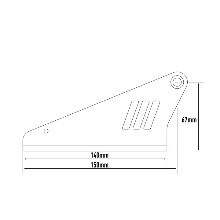 Light mounting kit LAZER roof (vehicles without roof rails)
