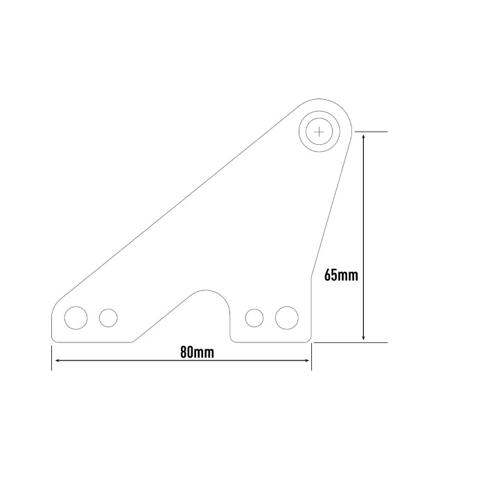 Light mounting kit LAZER roof (vehicles with roof rails)