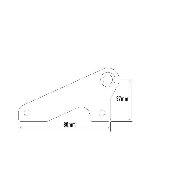 Light mounting kit LAZER roof (vehicles with roof rails)