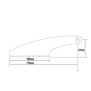 Roof mounting kit for Lamps LAZER Linear-36 - Ford Ranger
