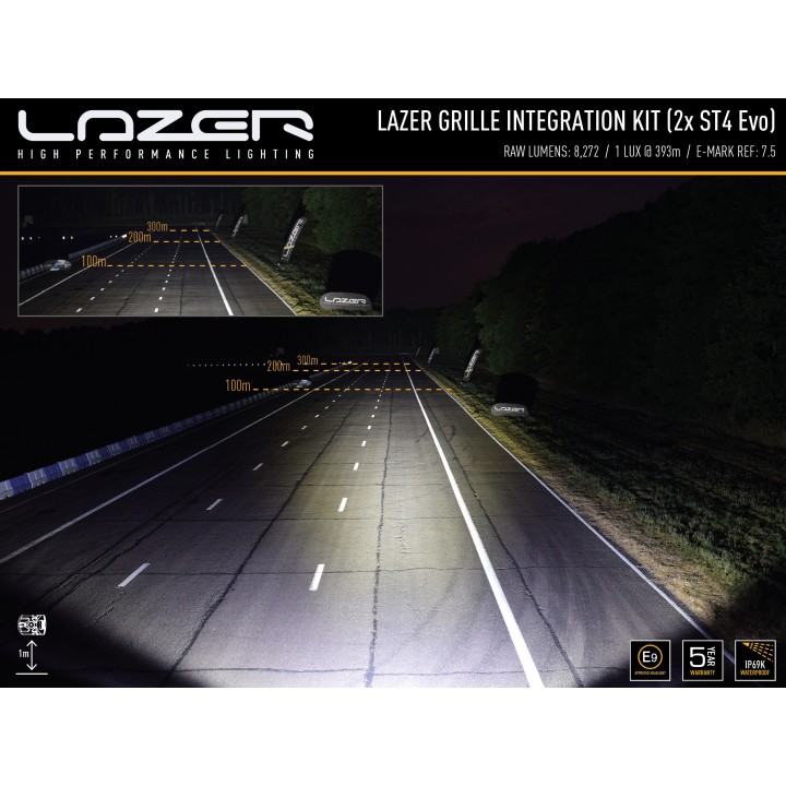 Kit of two LAZER ST4 Evolution - Mercedes X-Class V6 (2017-)