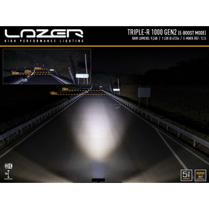 LAZER Triple-R 1000 Gen2 – 9,240 lm LED light bar E9