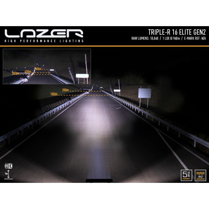 LAZER Triple-R 16 Elite (Gen2) – 18,040 lm – 1920 m