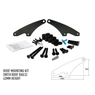 Roof mounting kit for lamp LAZER Linear / T-Range - 63 mm