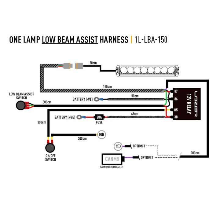 Kit with LAZER Linear 18 Elite i-LBA - Toyota RAV4 Hybrid