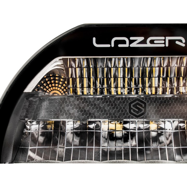 LAZER Sentinel 9'' Black with position lights – round LED