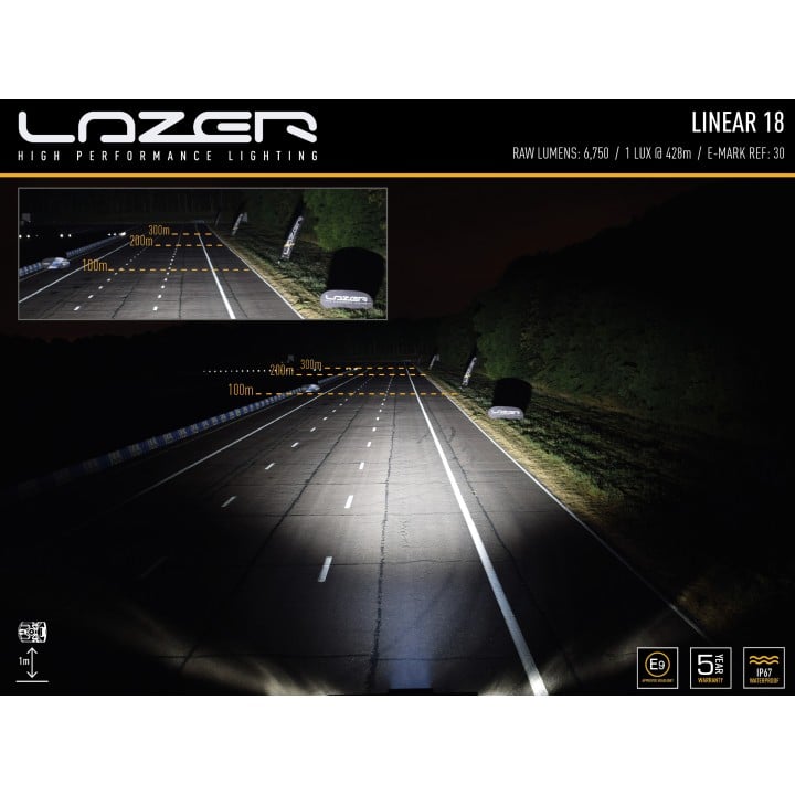 Kit with LAZER Linear 18 - Toyota RAV4 Plug-In (2020 -)