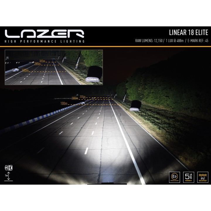 Kit with LAZER Linear 18 Elite - Toyota RAV4 Plug-In (2020