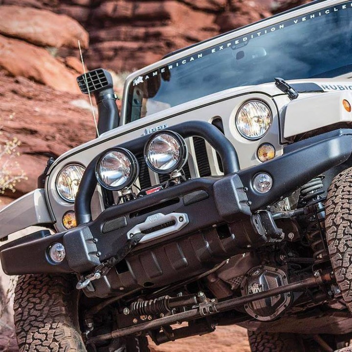 Płyta ochronna pod przedni zderzak AEV - Jeep Wrangler JK
