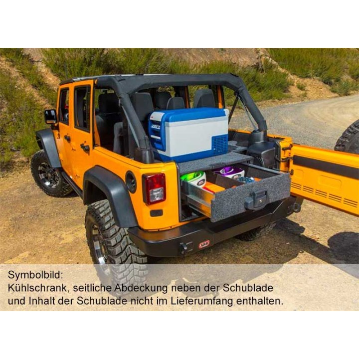 OUTBACK MODULAR DRAWER SYSTEM W/ ROLLER FLOOR, 730X655X220 (OUTSIDE IN MM)