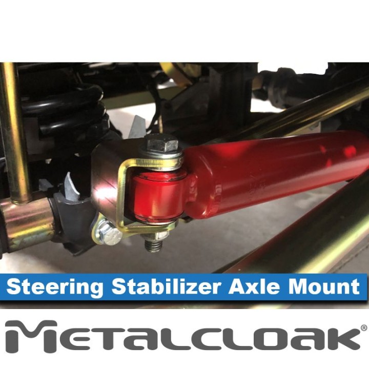 Steering Stabilizer - Axle Side Mount, JL/JT