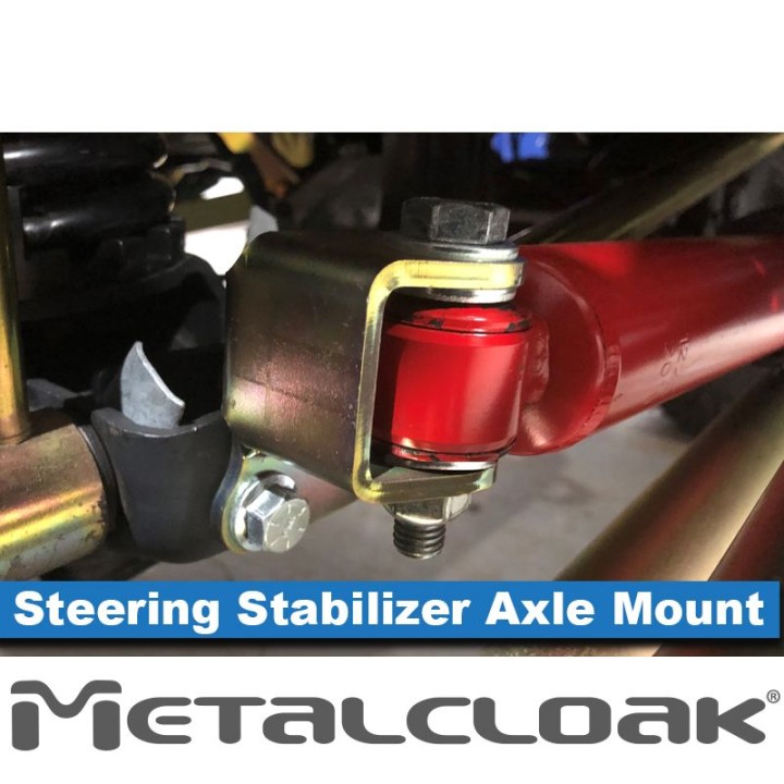 Steering Stabilizer - Axle Side Mount, JL/JT
