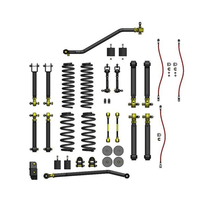 Zestaw zawieszenia Clayton Off Road Premium Lift 4"