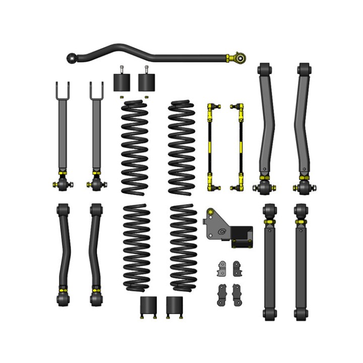 Zestaw zawieszenia Clayton Off Road Overland+ Lift 3,5"