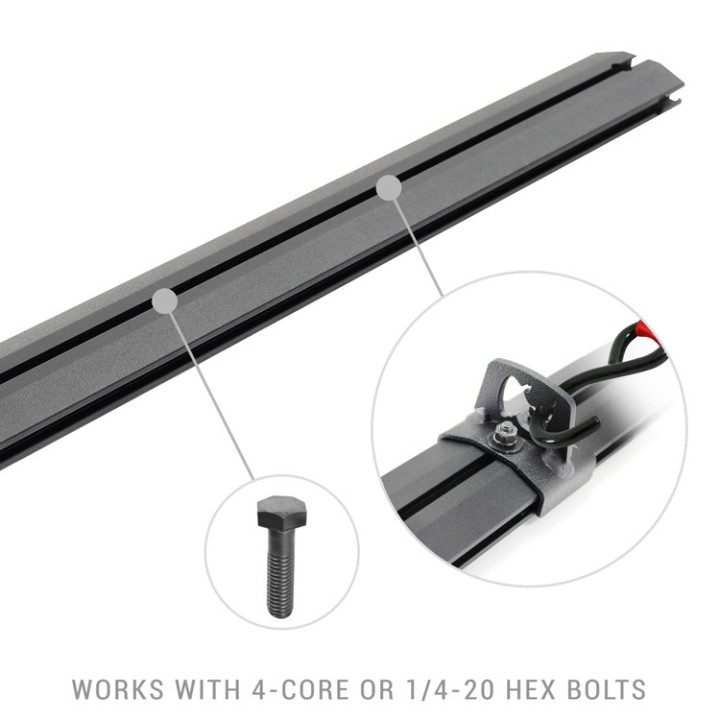 Szyny boczne 37 3/4" na pakę Go Rhino XRS