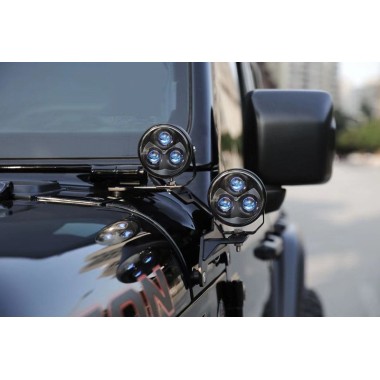 Jeep Wrangler JL A-Pillar and Bull Bar Lights: Ref Tables