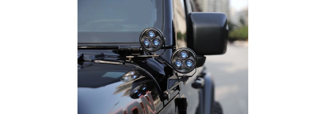 Jeep Wrangler JL A-Pillar and Bull Bar Lights: Ref Tables